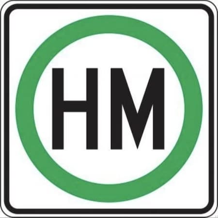 Accuform TRUCK RESTRICTI ON SIGN HAZARDOUS FRR733DP FRR733DP